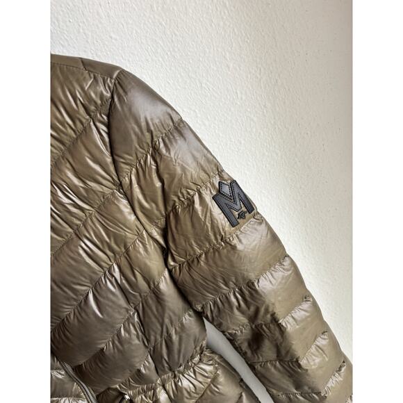 Mackage Jacket Womens X Small Olive Green Down Puffer Hood Coat Long XS Zip Warm - Picture 5 of 14